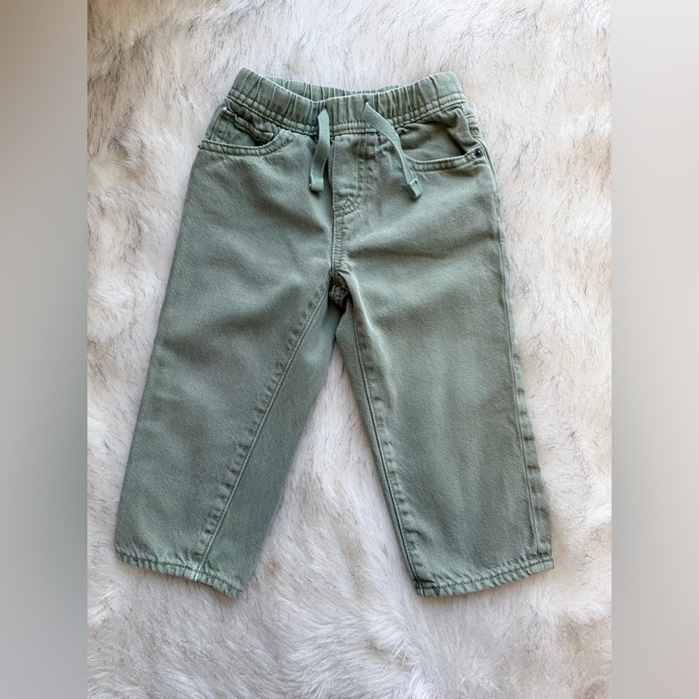 GAP Kids Light Sage Green Pull-On Joggers